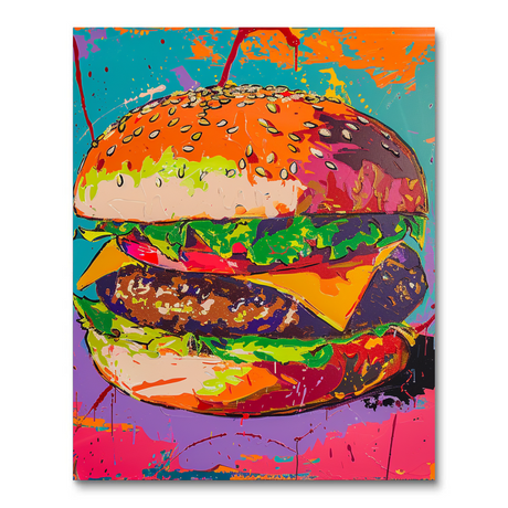 Burger Blast (Diamond Painting) Diamond Painting kit