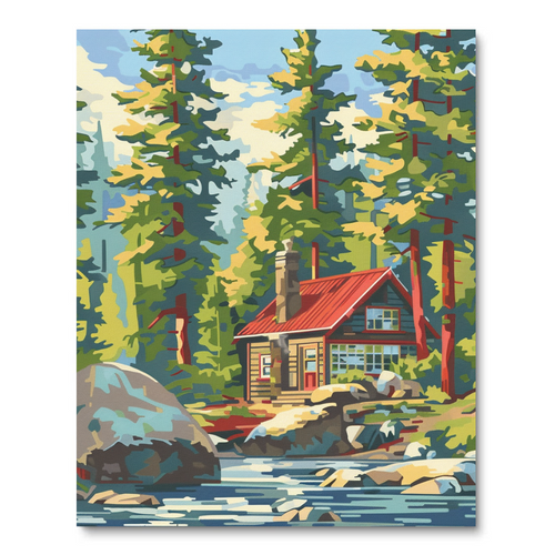 Cabin Comfort (Diamond Painting) Diamond Painting kit