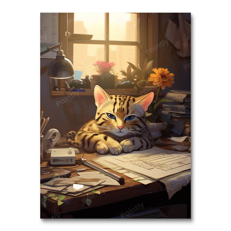 Calendar Catnap (Diamond Painting) Diamond Painting kit