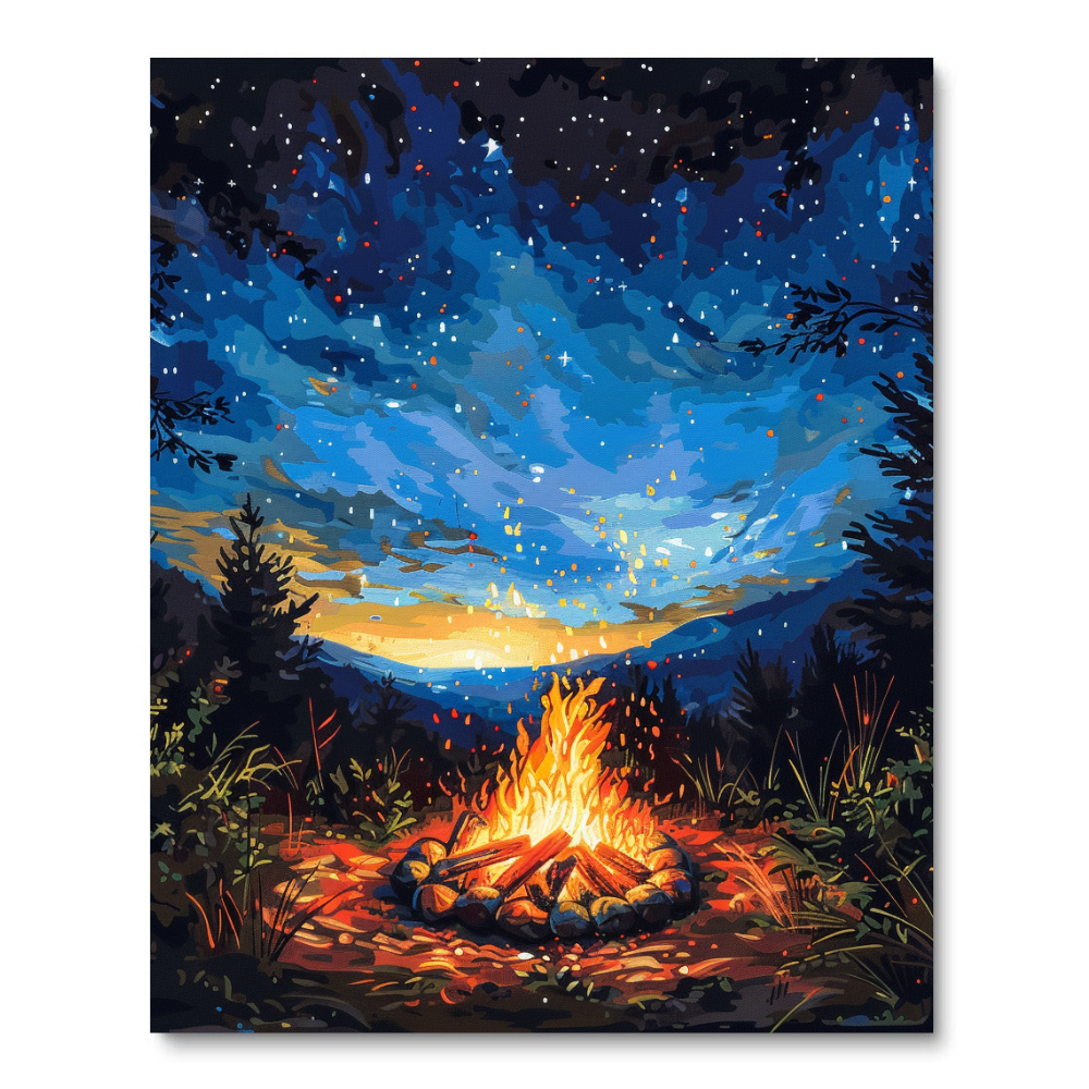 Camp Fire (Diamond Painting) Diamond Painting kit