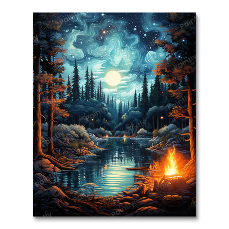 Celestial Campsite (Diamond Painting) Diamond Painting kit