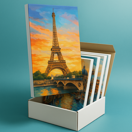 Cities (Build a Box) Paint by Numbers kit