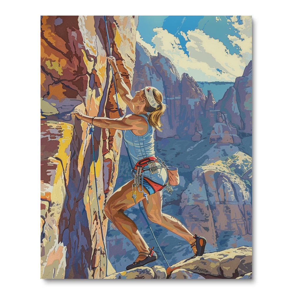 Cliffside Expedition (Diamond Painting) Diamond Painting kit