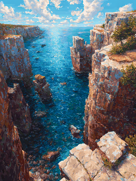 Clifftop Vista (Diamond Painting) Diamond Painting kit