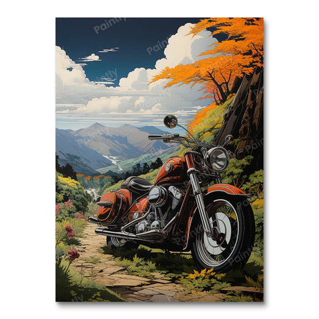 Colorful Mountain Ride (Diamond Painting) Diamond Painting kit