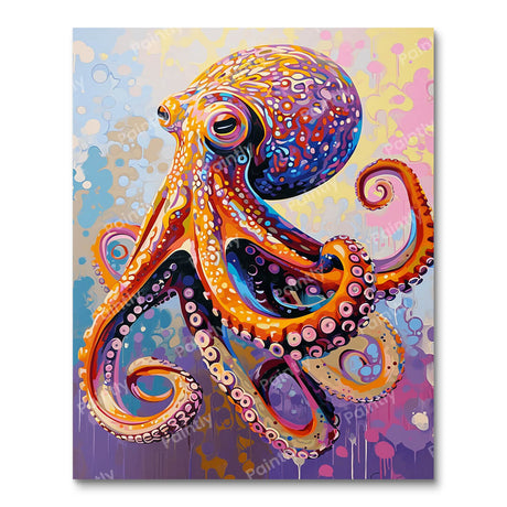 Colorful Octopus II (Diamond Painting) Diamond Painting kit