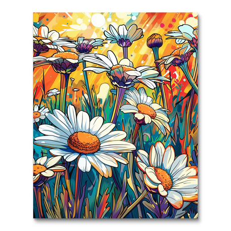 Comic Daisy Carnival (Diamond Painting) Diamond Painting kit