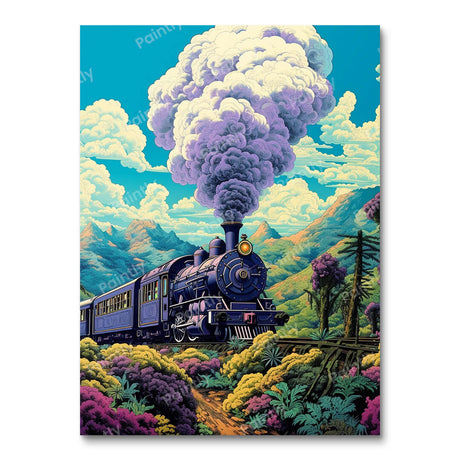 Contrasting Tracks (Diamond Painting) Diamond Painting kit