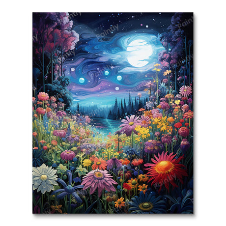 Cosmic Flower Garden (Diamond Painting) Diamond Painting kit