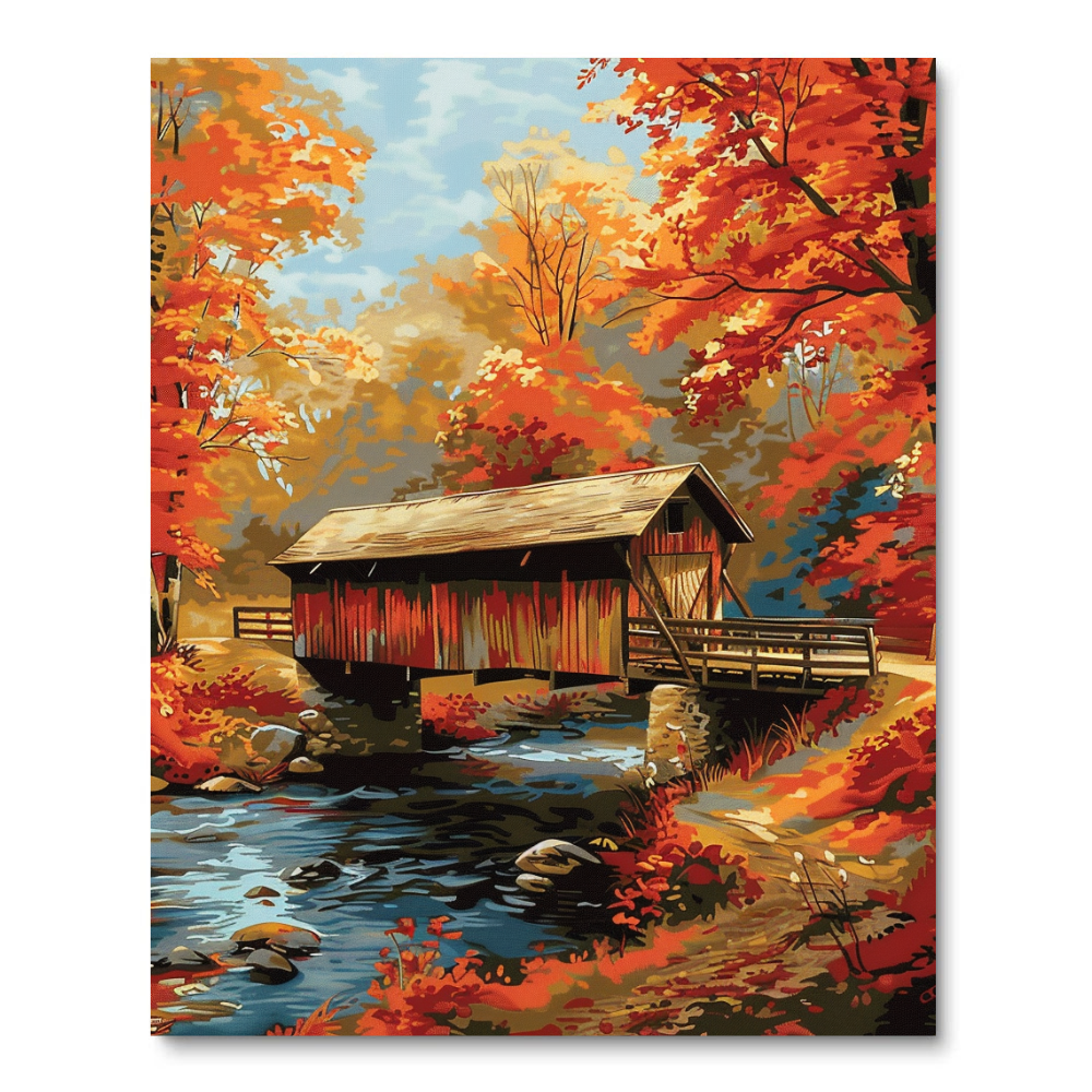 Countryside Crossing (Diamond Painting) Diamond Painting kit
