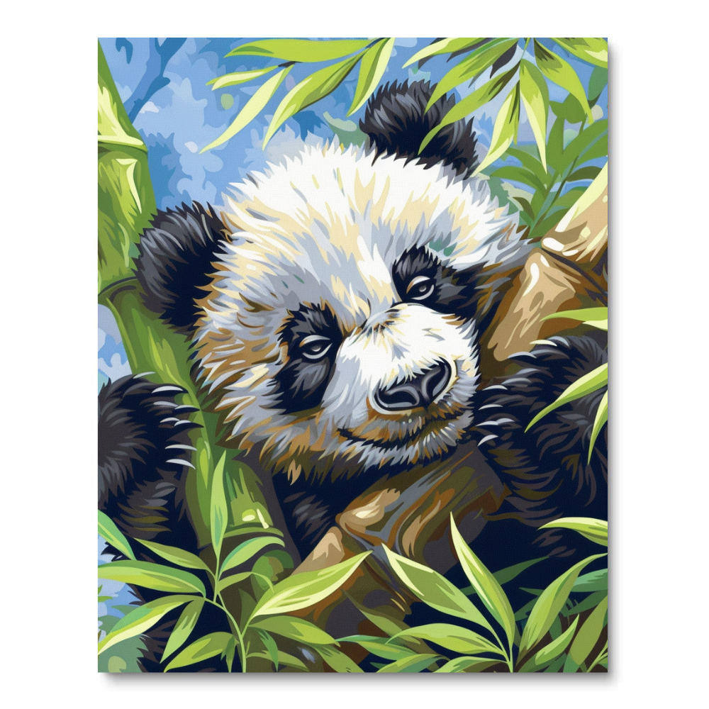 Cute Panda Retreat (Diamond Painting) Diamond Painting kit