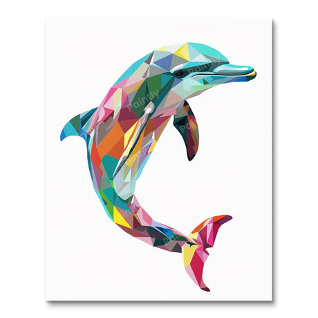 Dancing Dolphin (Diamond Painting) Diamond Painting kit