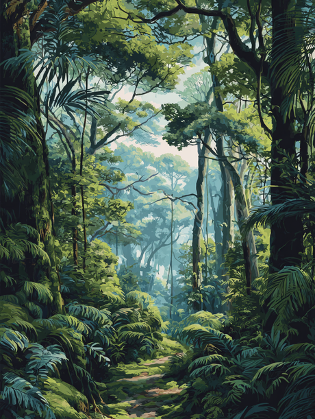 Deep Forest Trail (Diamond Painting) Diamond Painting kit