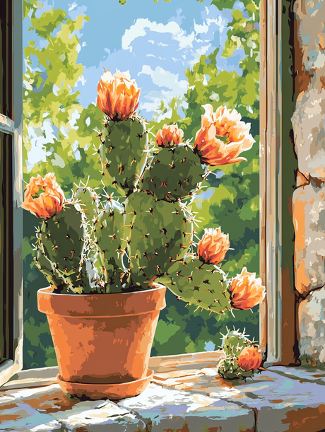Desert Bloom (Diamond Painting) Diamond Painting kit