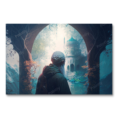 Prayer in an Ancient Mosque (Diamond Painting) Diamond Painting kit