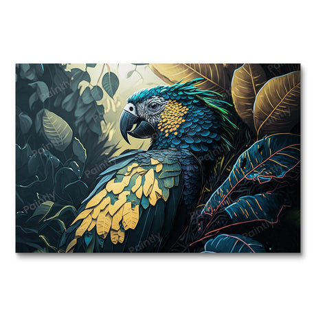 The Exotic Macaw I (Diamond Painting) Diamond Painting kit