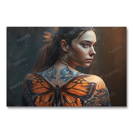 Butterfly Girl (Diamond Painting) Diamond Painting kit