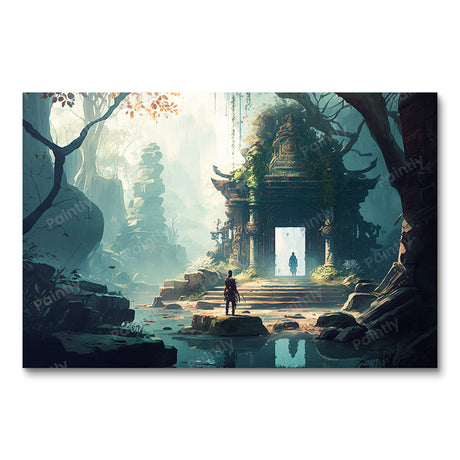 Ancient Temple of Lord Ganesha (Diamond Painting) Diamond Painting kit
