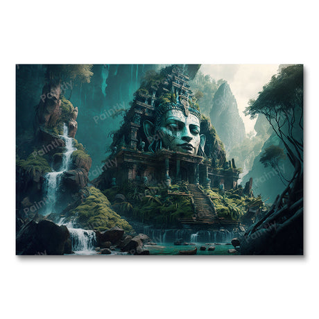Ancient Sacred Temple (Diamond Painting) Diamond Painting kit