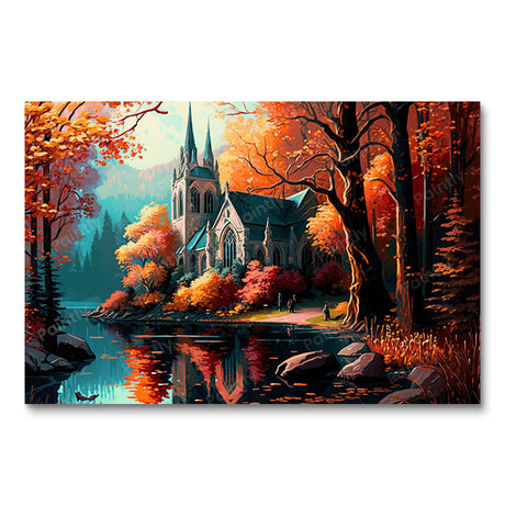 Timeless Church Scenery (Diamond Painting) Diamond Painting kit
