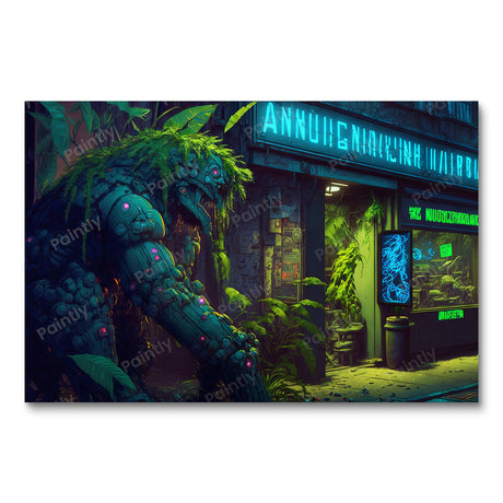 Dystopian Cyber Futurism II (Diamond Painting) Diamond Painting kit