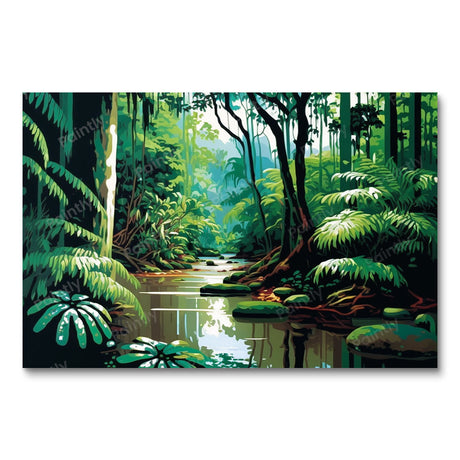 The Daintree Rainforest Australia II (Diamond Painting) Diamond Painting kit