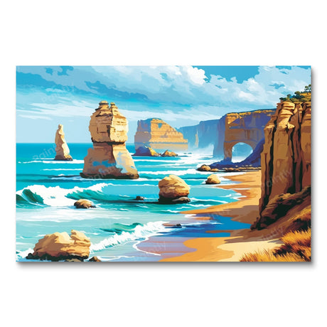 The Twelve Apostles Australia III (Diamond Painting) Diamond Painting kit