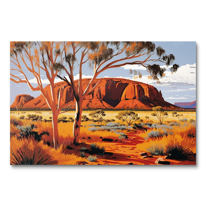 Uluru Australia II (Board Canvas)