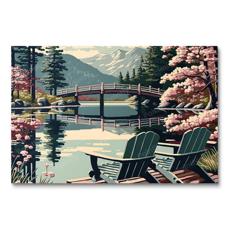 Chairs by the Lake XII (Diamond Painting) Diamond Painting kit