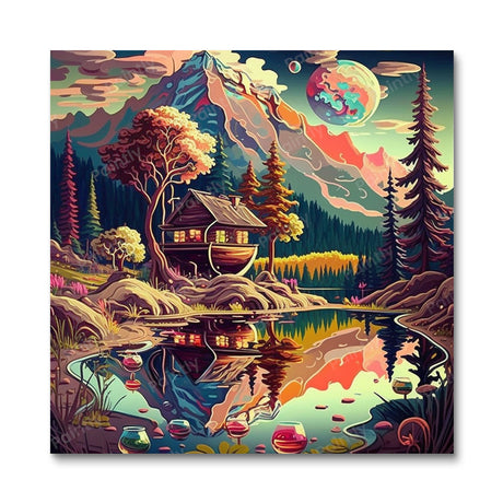 Cosmo Lodge (Diamond Painting) Diamond Painting kit