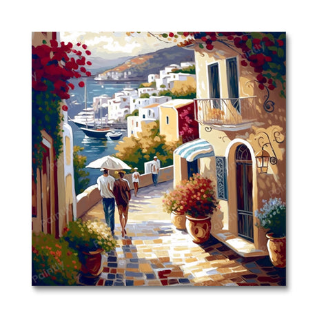 Italian Coastal Town IV (Diamond Painting) Diamond Painting kit