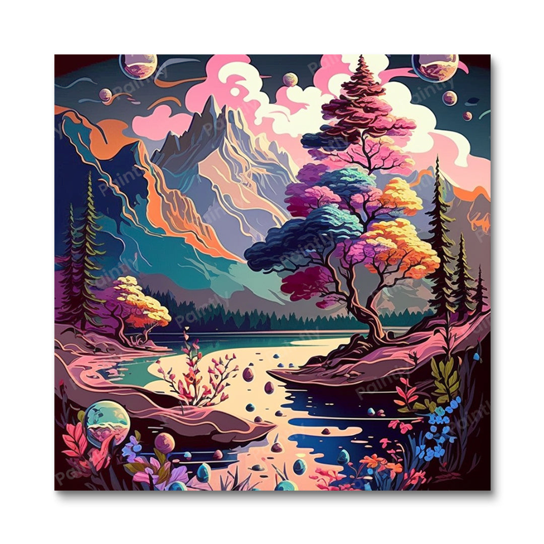 Chromatic Wilderness (Diamond Painting)