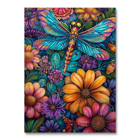 Dragonfly Delight People Paint by Numbers kit