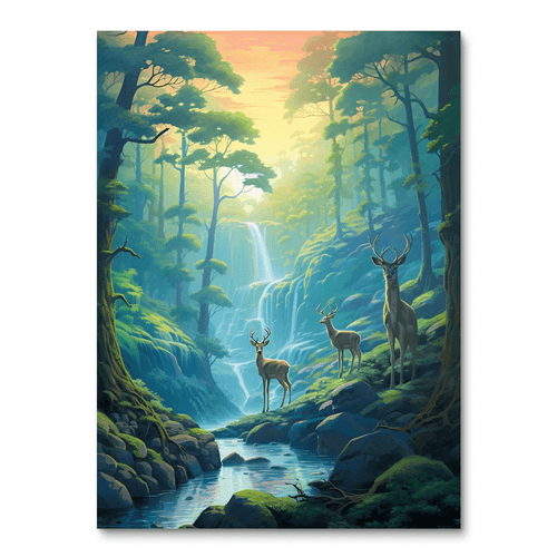 Deer by the Fall
