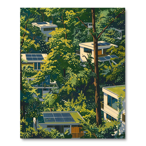Eco-Residence (Diamond Painting) Diamond Painting kit