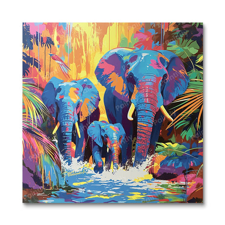 Elephant Dreams (Diamond Painting) Diamond Painting kit
