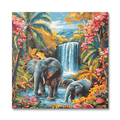 Elephant Dreams II (Diamond Painting) Diamond Painting kit