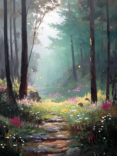 Enchanted Forest Fairy Path (Diamond Painting) Diamond Painting kit