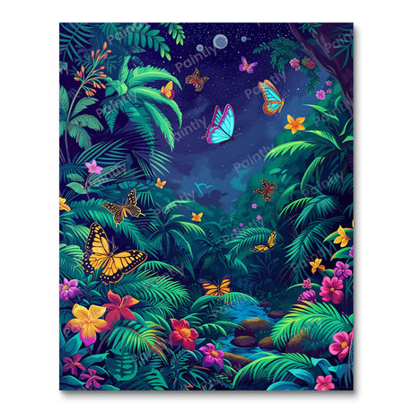 Enchanted Moonlit Butterflies (Diamond Painting) Diamond Painting kit