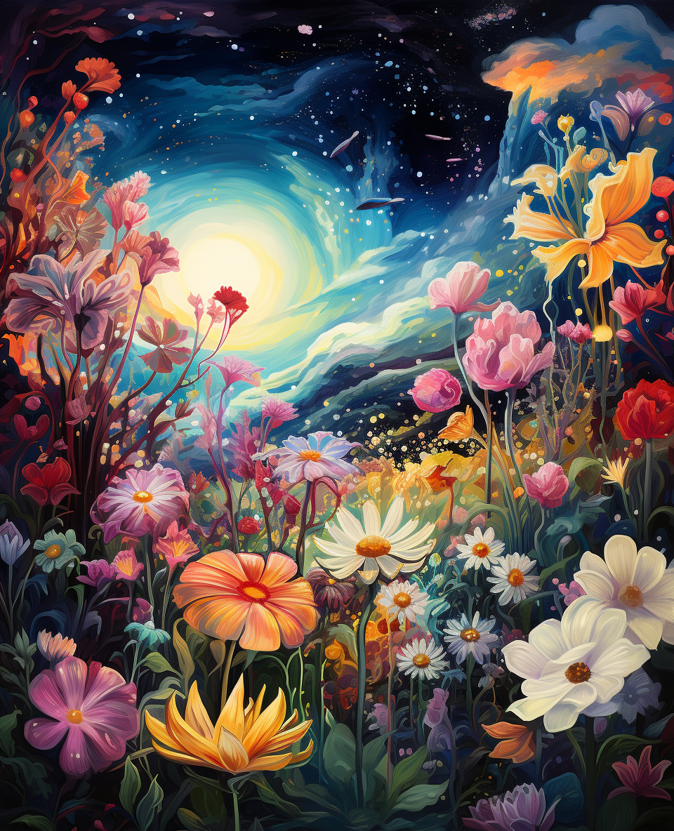Ethereal Garden (Paint by Numbers)