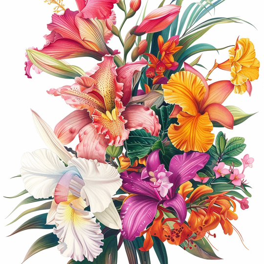 Exotic Bloom Cluster