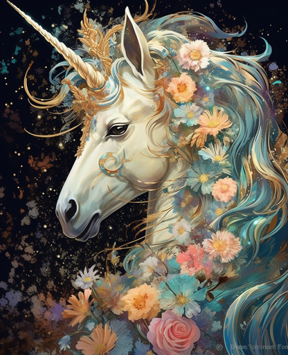 Fantasy Unicorn (Paint by Numbers)