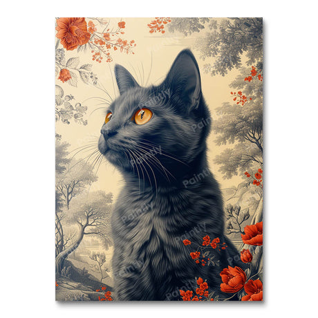 Feline Elegance (Diamond Painting) Diamond Painting kit
