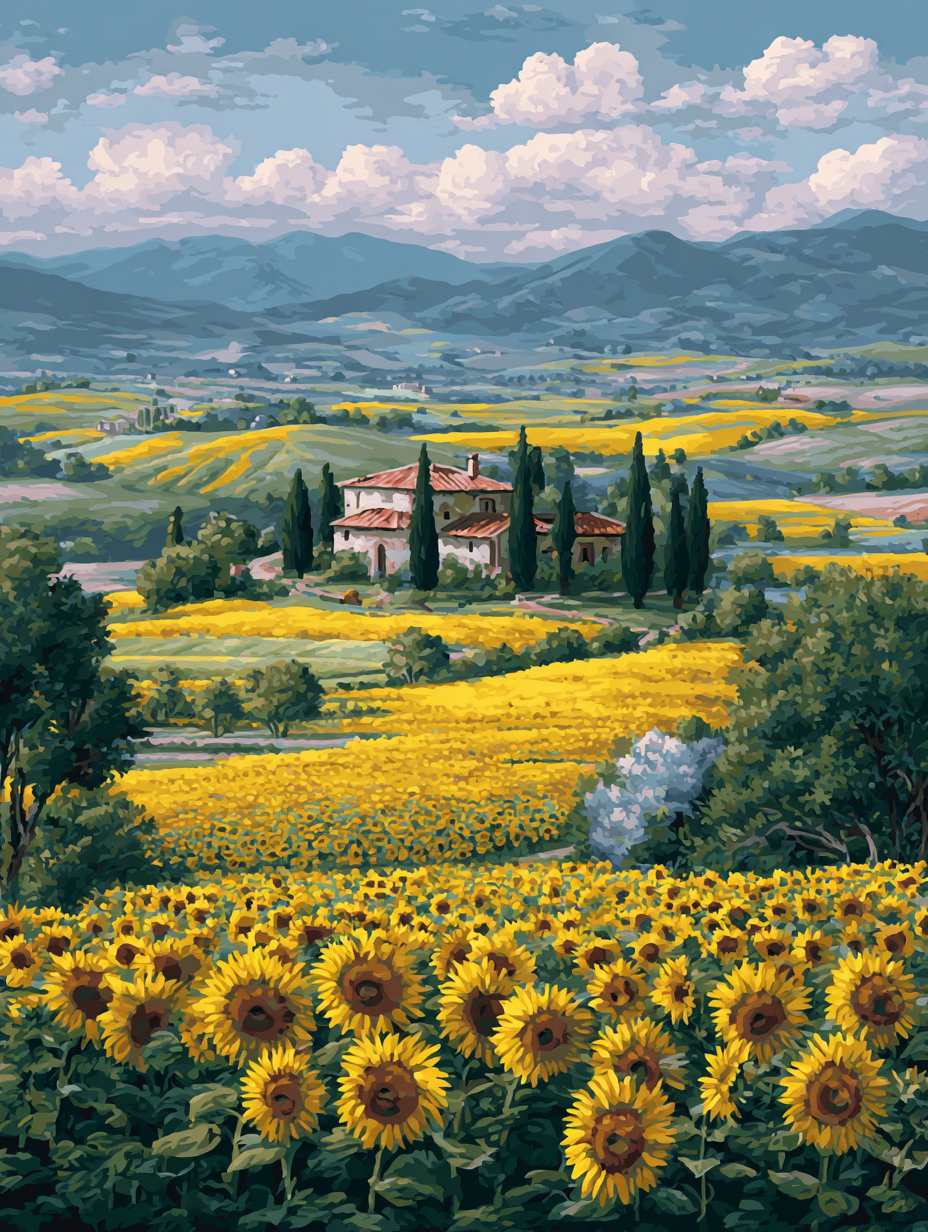 Fields of Gold Vista (Diamond Painting) Diamond Painting kit