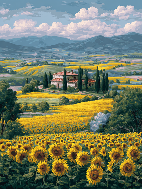 Fields of Gold Vista (Diamond Painting) Diamond Painting kit