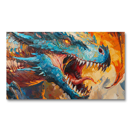 Firebreather IV Animals Paint by Numbers kit