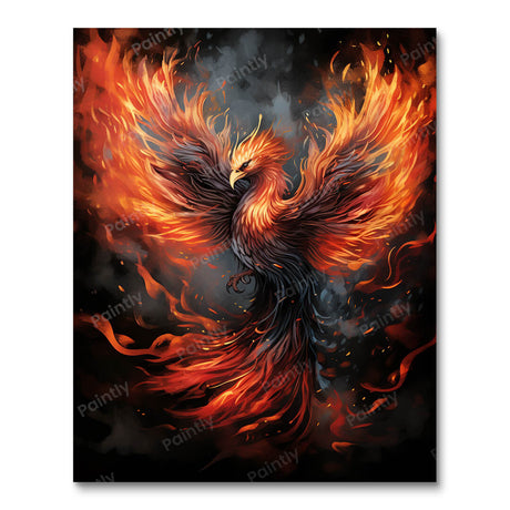 Flaming Beauty (Diamond Painting) Diamond Painting kit