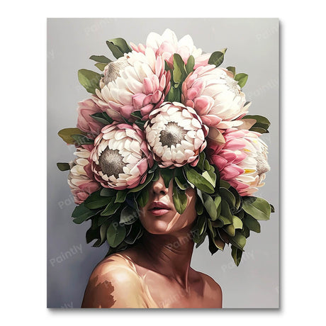 Flower Face (Diamond Painting) Diamond Painting kit
