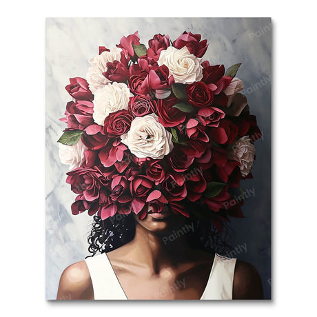 Flower Face II (Diamond Painting) Diamond Painting kit