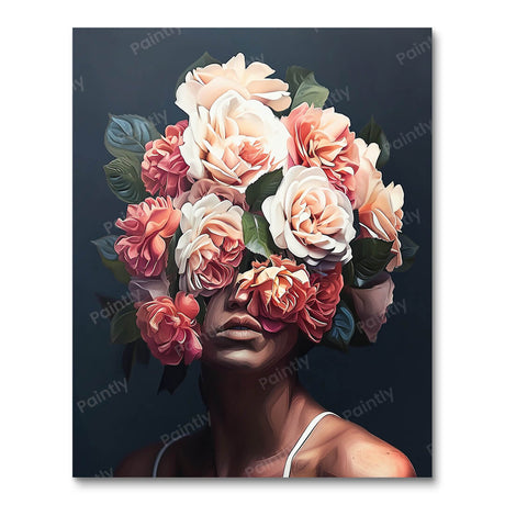 Flower Face III (Diamond Painting) Diamond Painting kit